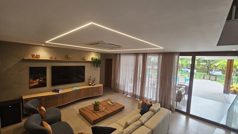 Guarajuba - Casa de 7 habitaciones junto al mar