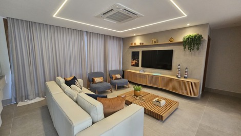 Guarajuba - Casa de 7 habitaciones junto al mar