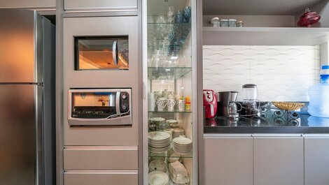 Hermoso apartamento con Vista al Mar para hasta 9 personas en Bombinhas SC