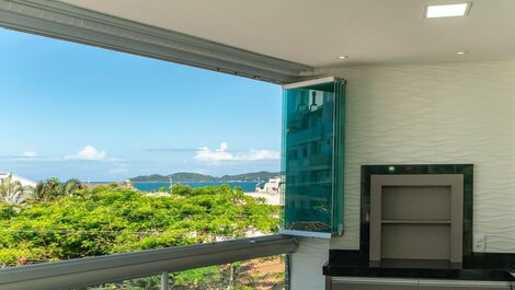Hermoso apartamento con Vista al Mar para hasta 9 personas en Bombinhas SC