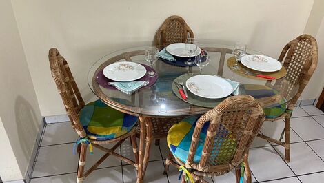 Apt. martim de sá 2 pain. pool air conditioning 103 A