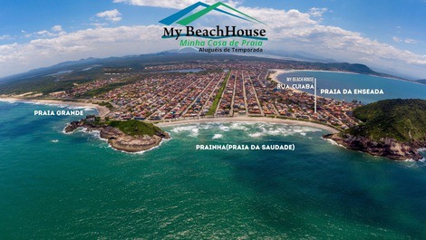 50 mts Prainha- 4 guests- 1 bedroom/1 living room- 1 bathroom- 1 car