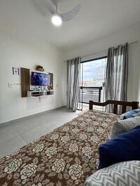 50 mts Prainha- 4 guests- 1 bedroom/1 living room- 1 bathroom- 1 car