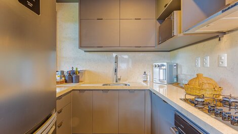 Moderno y acogedor apartamento de 2 habitaciones.