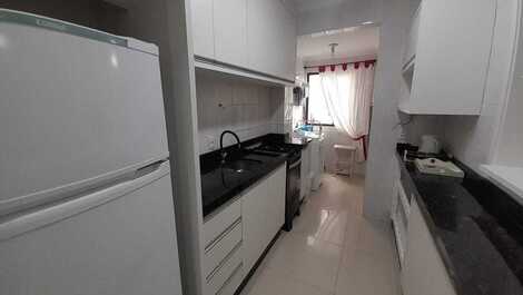 QUADRA MAR, 2 DORMITÓRIOS, 2 AR SPLIT, WIFI, 1 VAGA GARAGEM: