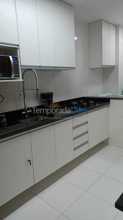 Apartment for vacation rental in Praia Grande (Vila Mirim)
