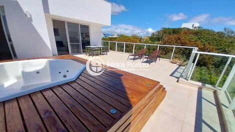 Excelente Cobertura 3 Quartos com Jacuzzi, Vista para o mar