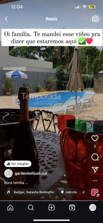 Granja para alquiler de vacaciones em Juatuba (Canaan)