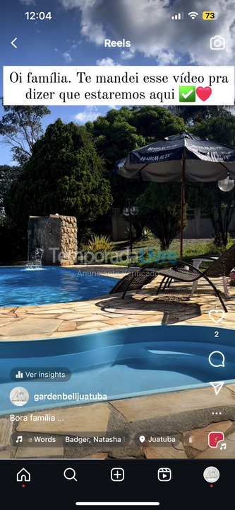 Granja para alquiler de vacaciones em Juatuba (Canaan)