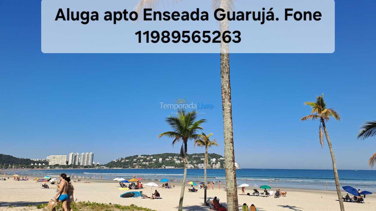 Apartamento para aluguel de temporada em Guarujá (Enseada)