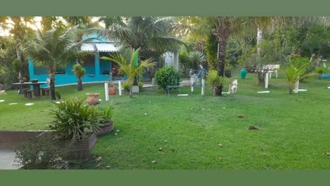 Átea enfrente da suite externa 