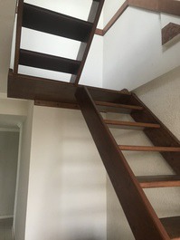 Escada para a cobertura