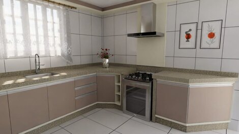 CASA BEIRA MAR, CALÇADÃO DA PRAIA DE BOMBAS, 04 SUÍTES, P/14 PESSOAS