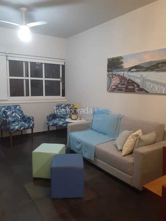 Apartamento para aluguel de temporada em Santos (Gonzaga)