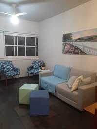 Lindo Flat 2 dormitórios, ótima localização em Santos, no Canal 3!