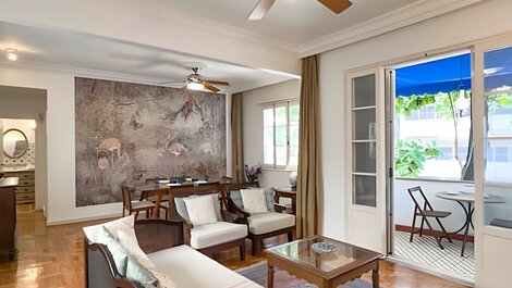 Apartamento com varanda para alugar em ipanema com 2 quartos