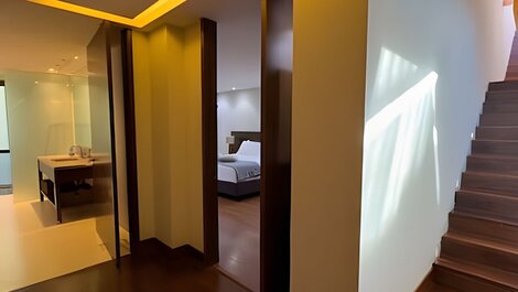 Mansão de luxo para alugar em são conrado com piscina