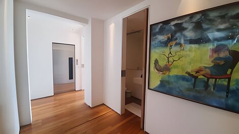 Maravilhosa cobertura com 3 quartos  para alugar em ipanema com vista mar e piscina