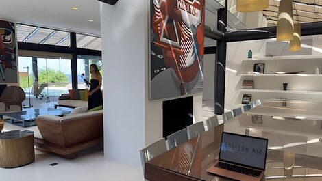 Mansão de luxo para alugar em são conrado com piscina