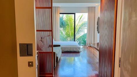 Esplêndida casa de luxo no joá com 5 suites para locação temporada