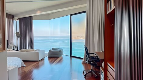 Esplêndida casa de luxo no joá com 5 suites para locação temporada