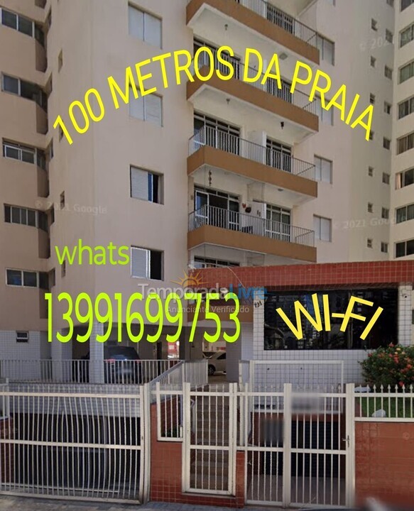 Apartment for vacation rental in Praia Grande (Guilhermina)