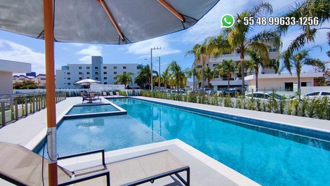 Apartamento 02 quartos, 5 pessoas, perto do mar em Ingleses