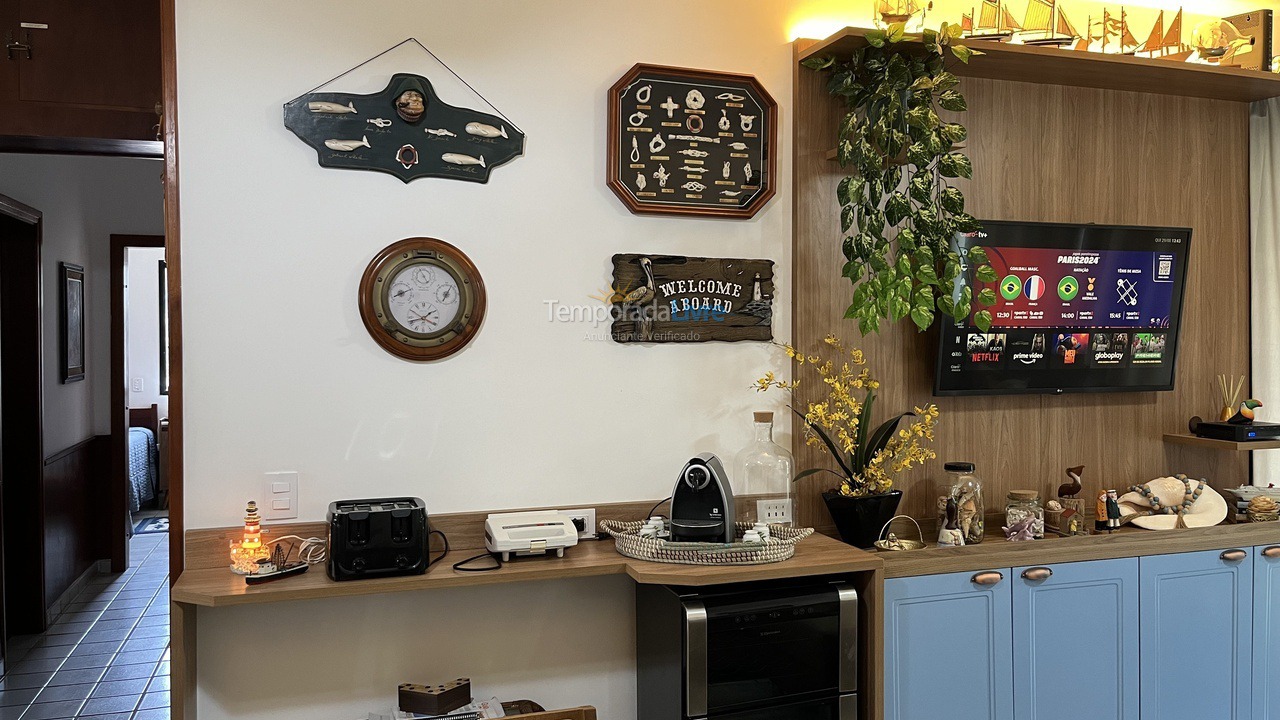 Apartamento para aluguel de temporada em Bertioga (Riviera de São Lourenço)