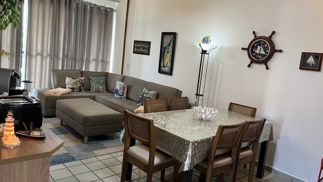 RIVIERA: Frente Praia, Suíte+3Dorms, Vent, Tela, Var Gourmet Churr, M4