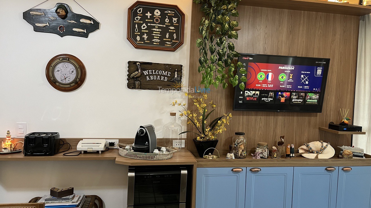 Apartamento para aluguel de temporada em Bertioga (Riviera de São Lourenço)