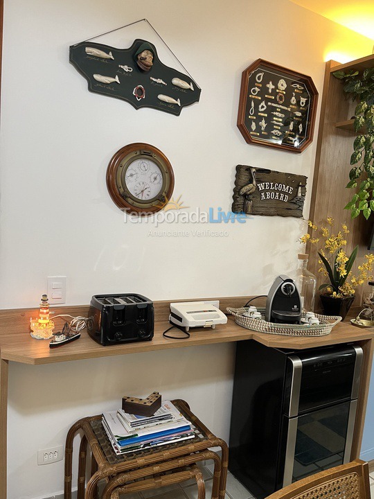 Apartamento para aluguel de temporada em Bertioga (Riviera de São Lourenço)