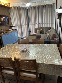 RIVIERA: Frente Praia, Suíte+3Dorms, Vent, Tela, Var Gourmet Churr, M4