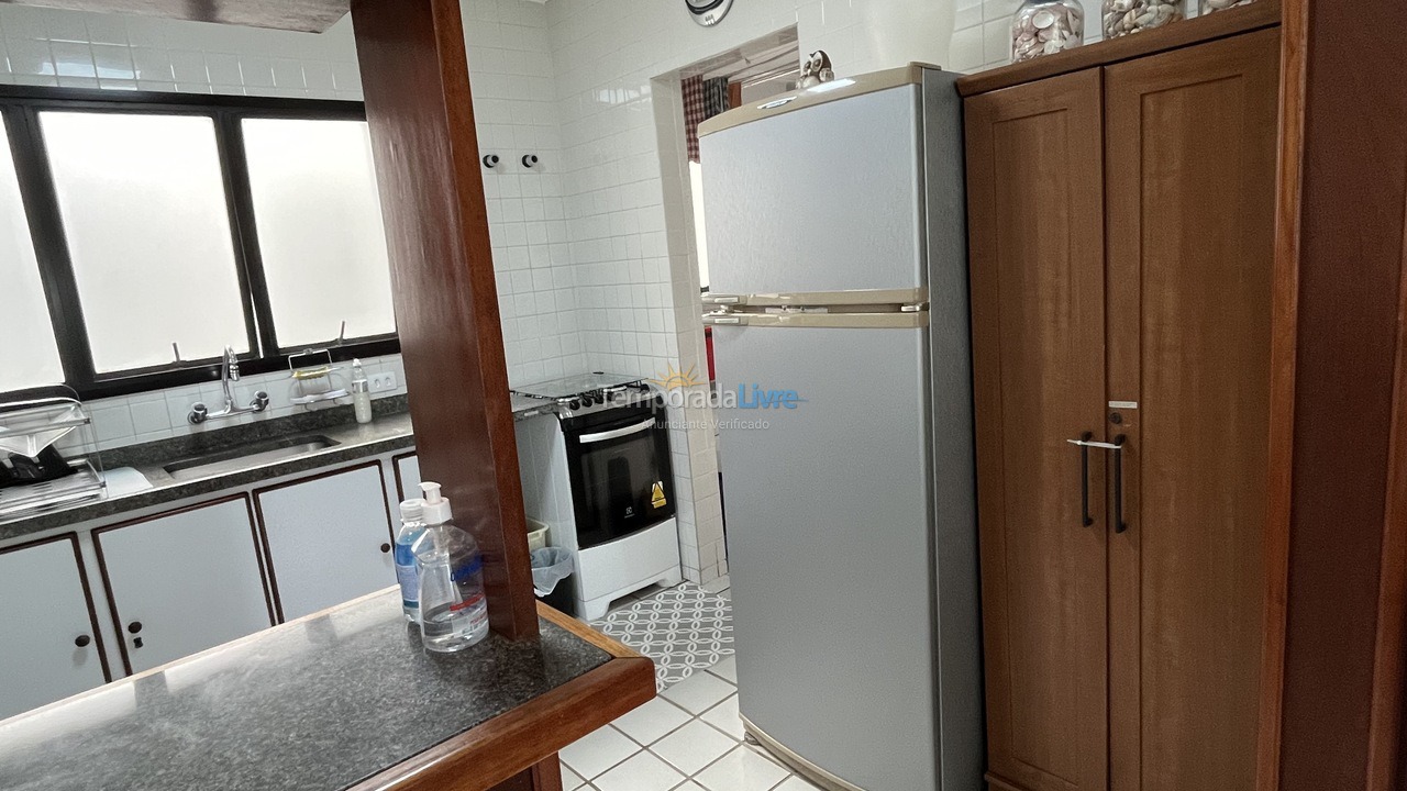 Apartamento para aluguel de temporada em Bertioga (Riviera de São Lourenço)