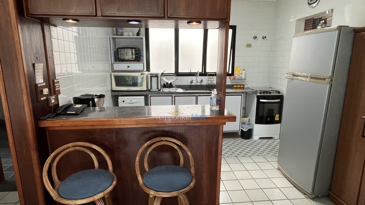 Apartamento para aluguel de temporada em Bertioga (Riviera de São Lourenço)