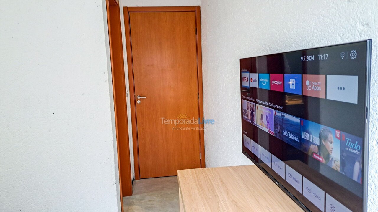 Apartamento para aluguel de temporada em Porto de Pedras (Praia do Patacho)