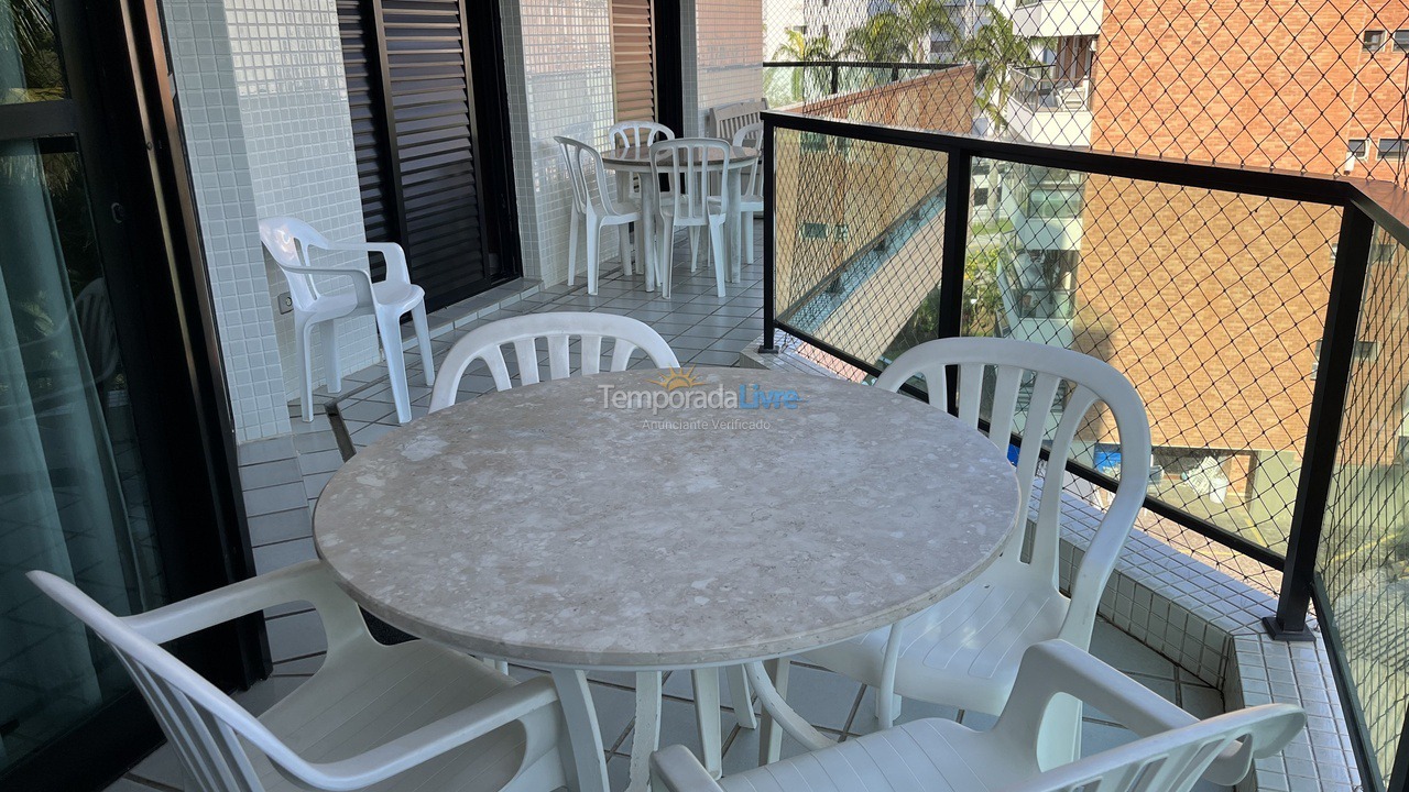 Apartamento para aluguel de temporada em Bertioga (Riviera de São Lourenço)