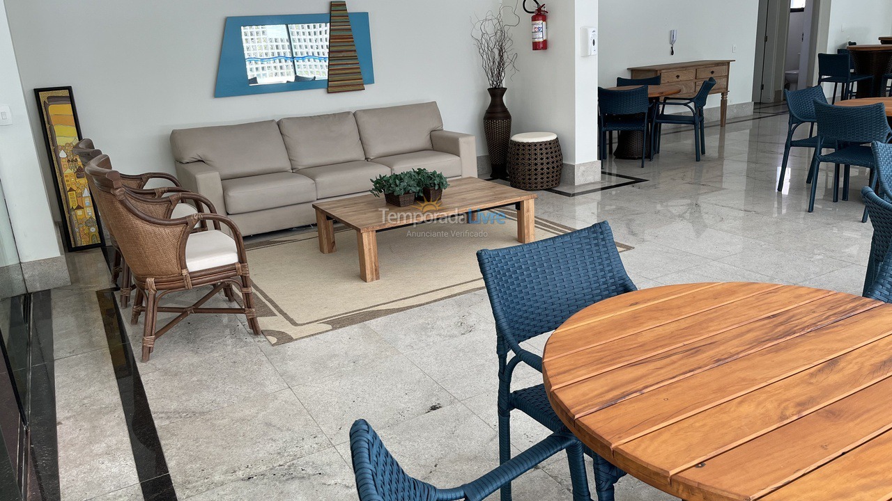 Apartamento para aluguel de temporada em Bertioga (Riviera de São Lourenço)