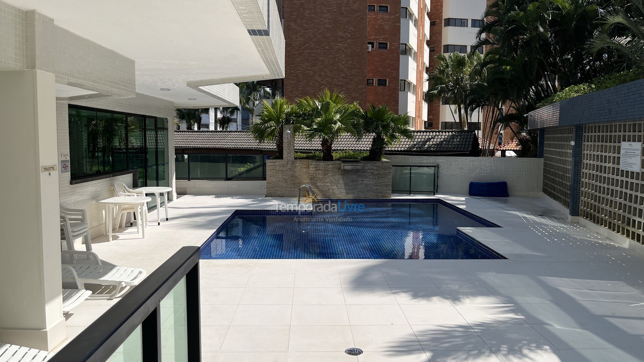 Apartamento para aluguel de temporada em Bertioga (Riviera de São Lourenço)