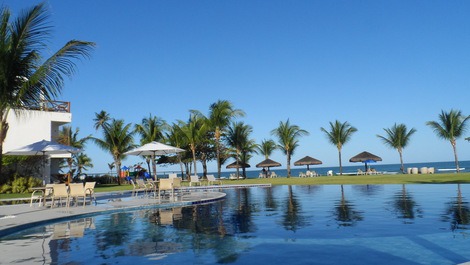 GUARAJUBA (Paraíso dos Corais) - in front of the beach "Pé na Areia ''