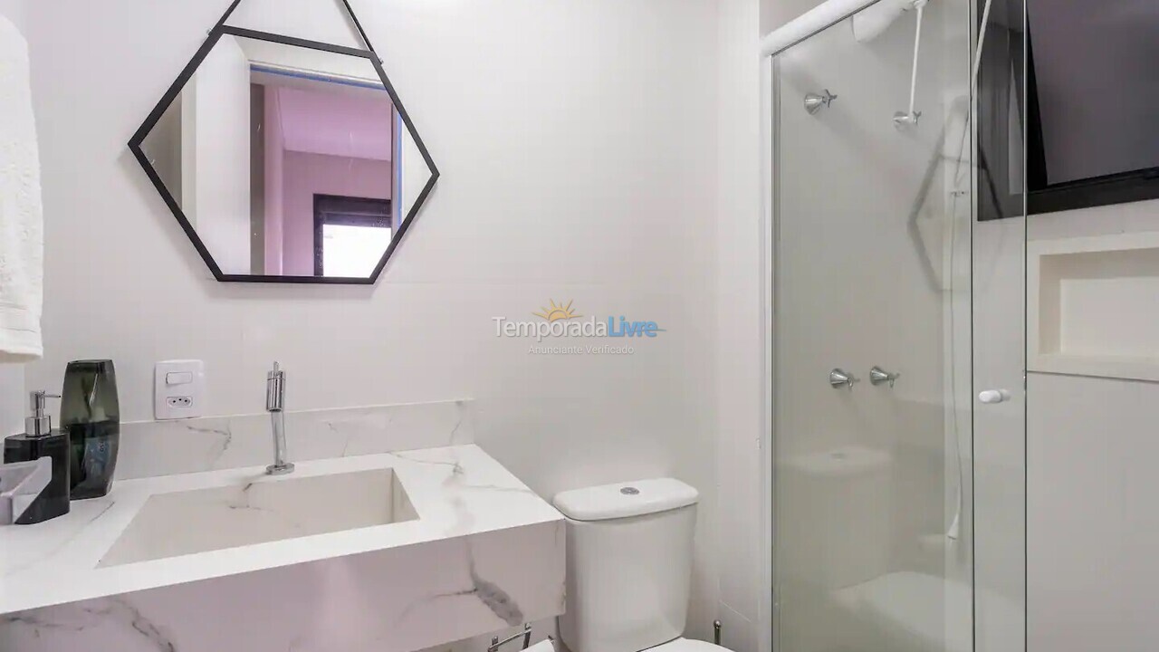 Apartment for vacation rental in Governador Celso Ramos (Praia de Palmas)