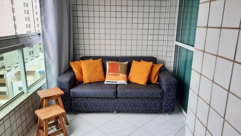 LINDO APARTAMENTO VARANDA COM VISTA 6 PESSOAS PRAIA DO MORRO GUARAPARI