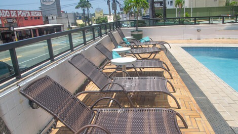 Ap-hotel com vista para o mar, em frente a praia de Ponta Negra 🏖️