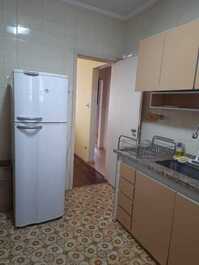 Apartamento de 2 habitaciones en la arena - Gonzaga - Santos