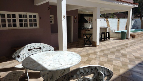 Vista da area gourmet