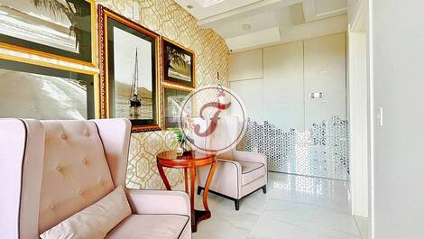 Apto de 02 quartos com vista para o mar