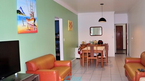 Apartamento de 2 dormitorios vista al mar Itapema SC