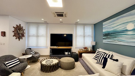 Casa frente al mar en la playa de Juquehy