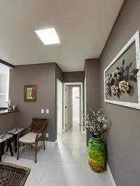 Entrada para os quartos 