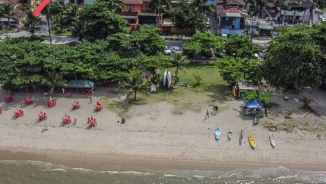New Flat with Pool, 50m from the beach, barbecue