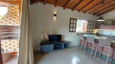 New Flat with Pool, 50m from the beach, barbecue